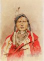 retrato de un indio Charles Marion Russell